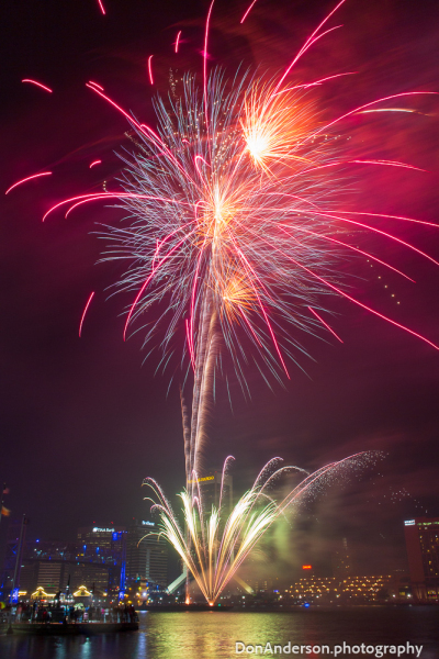 Fireworks Over the St. Johns