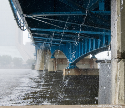Rain on the St. Johns